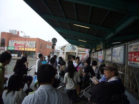 水海道駅前